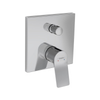 Смеситель для ванны встраиваемый с защитной комбинацией EN1717 Hansgrohe Vivenis 75416000 хром