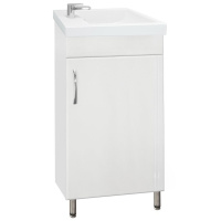 Тумба под раковину напольная Style Line Эко Стандарт 40 ЛС-00000307 белый