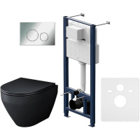 Комплект унитаза с инсталляцией Am.Pm Spirit V2.0 FlashClean IS49051.701700MB