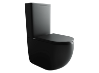 Напольный пристенный унитаз Ceramica Nova Metropol Tornado CN4001TMB