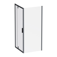 Душевой уголок (90х90) Am.Pm Gem W90G-404-9090-BT черный