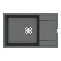 Мойка кухонная Point Велета 78 PN3002GR, графит