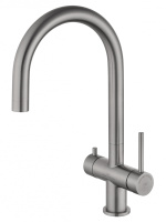 Смеситель для кухни c подключением фильтра WONZON & WOGHAND, брашированный никель WW-3211-BS