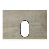 Столешница под раковину Aquaton Лофт Фабрик 65 дуб эндгрейн 1A242903LTDU0