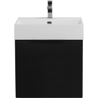 Тумба под раковину Cezares PREMIUM 55432 Plisse Nero opaco