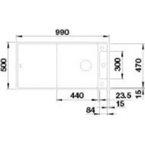 Кухонная мойка Blanco Axia III XL 6 S-F, 523531