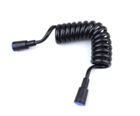 Шланг для душа пружинный гибкий черный 250 Bronze de Luxe  47 Шланг для душа пружинный гибкий черный 250 Bronze de Luxe  47