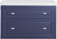 Тумба под раковину ASB-Woodline   Кастелло 80 12061 (синий)