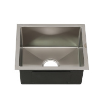 Кухонные мойки:(38х44х20,5) MELANA ProfLine H3844 с коландером, сатин