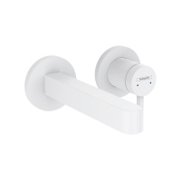 Смеситель для раковины встраиваемый Hansgrohe Finoris 76051700 белый матовый
