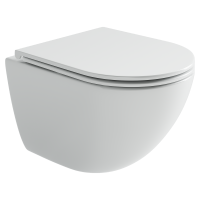 Унитаз подвесной Ceramicanova Alba торнадо 3.0 CN11005T сиденье микролифт 