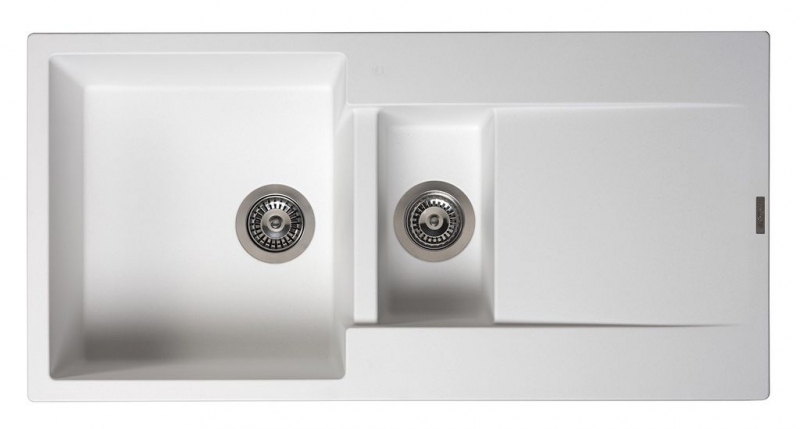 Мойка Reginox Amsterdam 15 (1000х500) R реверсивная Pure White R30950