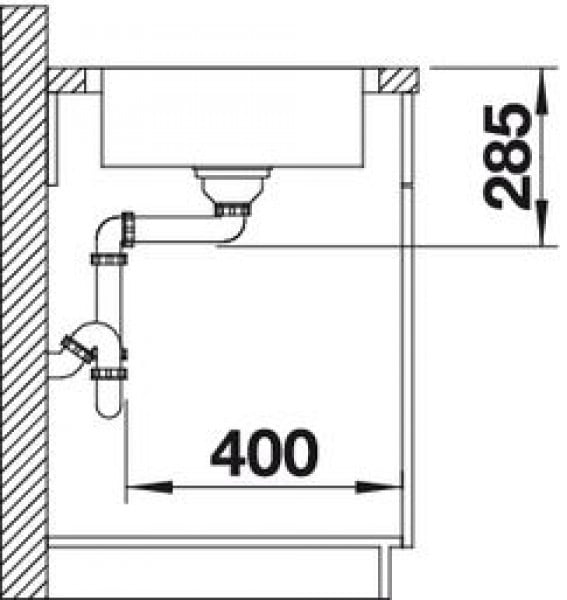 Кухонная мойка Blanco Lantos 45 S-IF Compact 519059