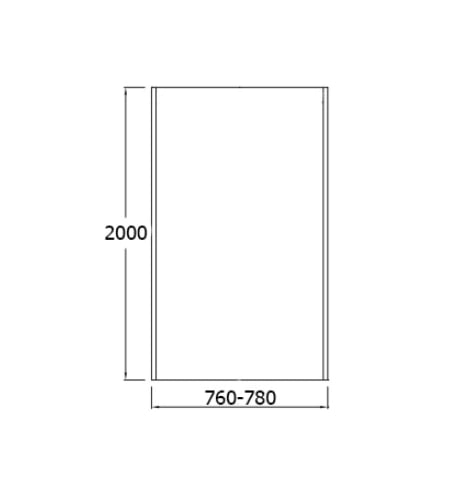 Боковая стенка Jacob Delafon Contra E22FT80-GA