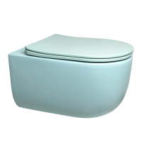 Подвесной унитаз безободковый Gid Tr2133TF-TIFM, тиффани матовый