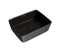 Раковина накладная (48х37) Grossman Color GR-3016BBL, черный
