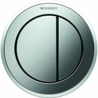 Пневмоклавиша смыва Geberit дистанционная тип 10, установка в мебель 116.057.KH.1