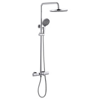 Душевая стойка ABBER Thermostat AF8516 с термостатом и изливом, хром Душевая стойка ABBER Thermostat AF8516 с термостатом и изливом, хром