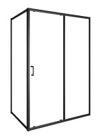 Душевой уголок без поддона  (160,5х88,5) Orange E23-16090TB матовый черный