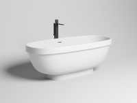 Ванна из литьевого мрамора Salini GRECA 180x80 104821M Ванна из литьевого мрамора Salini GRECA 180x80 104821M