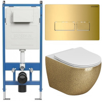 Комплект унитаза с инсталляцией Grossman Pragma 97.4411GWLS.03.300 с клавишей смыва