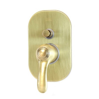 Смеситель для душа встраиваемый Webert Aurora AU860101065, бронза Смеситель для душа встраиваемый Webert Aurora AU860101065, бронза