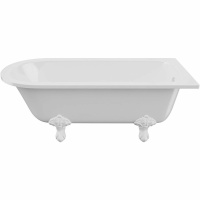 Ванна из искусственного камня (170х75) Astra-Form Ретро 01010006 белый глянец