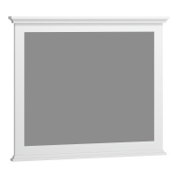 Зеркало Opadiris Палермо 100 00-00006728  белый матовый