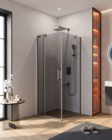 Душевой уголок (70х80) CEZARES SLIDER SLIDER-AH-1-80-70/80-GRIGIO-GM