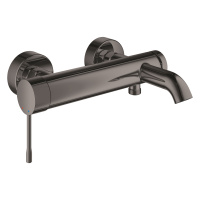 Смеситель для ванны однорычажный Grohe Essence 25250 A01 (25250A01) тёмный графит глянец