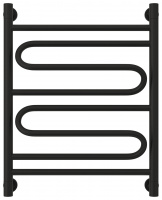 Полотенцесушитель Водяной Сунержа Элегия + (60х50) Матовый Черный 31-0205-6050