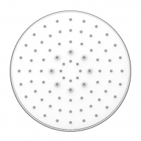 Лейка KAISER стационарная круглая, белая  Ф225x70mm (SH-380)