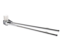 Держатель полотенец двойной WasserKRAFT Leine K-5031WHITE Держатель полотенец двойной WasserKRAFT Leine K-5031WHITE