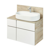 Тумба с раковиной Aquaton Мишель 80 1A2445K1MIDU0