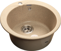 Кухонная мойка GranFest Rorndo 480, R-480 песочный