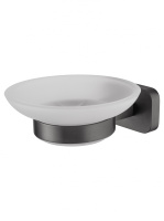 Мыльница с держателем WONZON & WOGHAND GRAFFITY, темный графит WW-9322