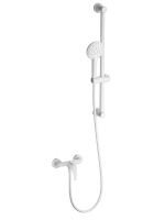 Смеситель для душа с гарнитуром WONZON & WOGHAND, белый матовый WW-4570-MW