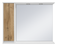 Зеркало-шкаф Misty Адриана 90 левый П-Адр03090-01Л