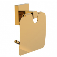 Держатель для туалетной бумаги с крышкой WONZON & WOGHAND POLO, темное золото WW-8926-DG