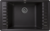 Кухонная мойка GranFest Quartz 71, 71 черный