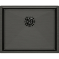 Кухонная мойка Paulmark  Next-54  PM215444-GM вороненая сталь