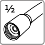 Диаметр подключения 1/2