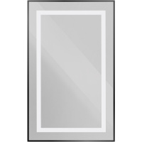 Зеркало (50х90) BelBagno Kraft SPC-KRAFT-500-900-SENS-NERO с подсветкой