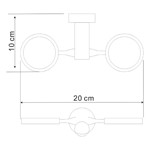 Запасной держатель, двойной WasserKRAFT Donau C177