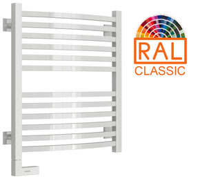 Полотенцесушитель Электрический Cунержа Аркус 2.0 Левый (600x500) Палитра RAL Classic RAL-5604-6050