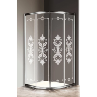 Душевой уголок (80х80) CEZARES GIUBILEO GIUBILEO-R-2-80-SCORREVOLE-CP-Br