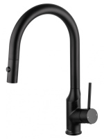 Смеситель для кухни с выдвижным изливом WONZON & WOGHAND, черный матовый WW-A21252-MB Смеситель для кухни с выдвижным изливом WONZON & WOGHAND, черный матовый WW-A21252-MB