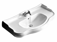 Раковина подвесная (100х54,5) Kerasan Retro 105001*3, 3 отверстия под смеситель