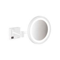 Косметическое зеркало с подсветкой Hansgrohe AddStoris 41790700 белый матовый