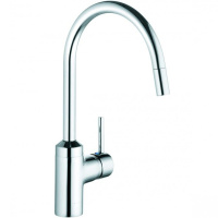 Смеситель для кухни с выдвижным изливом Kludi Bozz 428510576